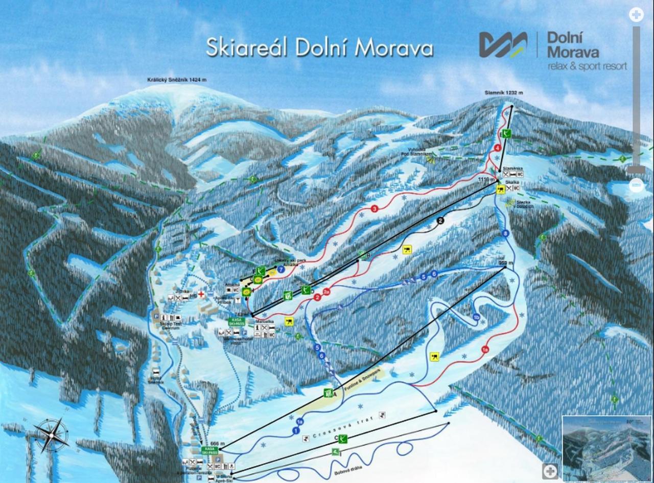 Modry Apartman Dolní Morava Buitenkant foto